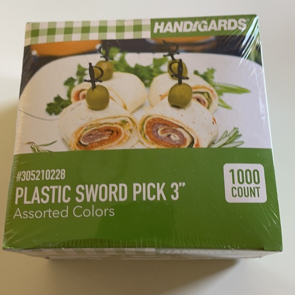 Two boxes of plastic sword picks 3 inches NIB - Picture 2 of 6